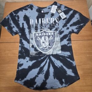 Las Vegas‎ Raiders Tie Dye T-Shirt Women’s XL NWT NFL